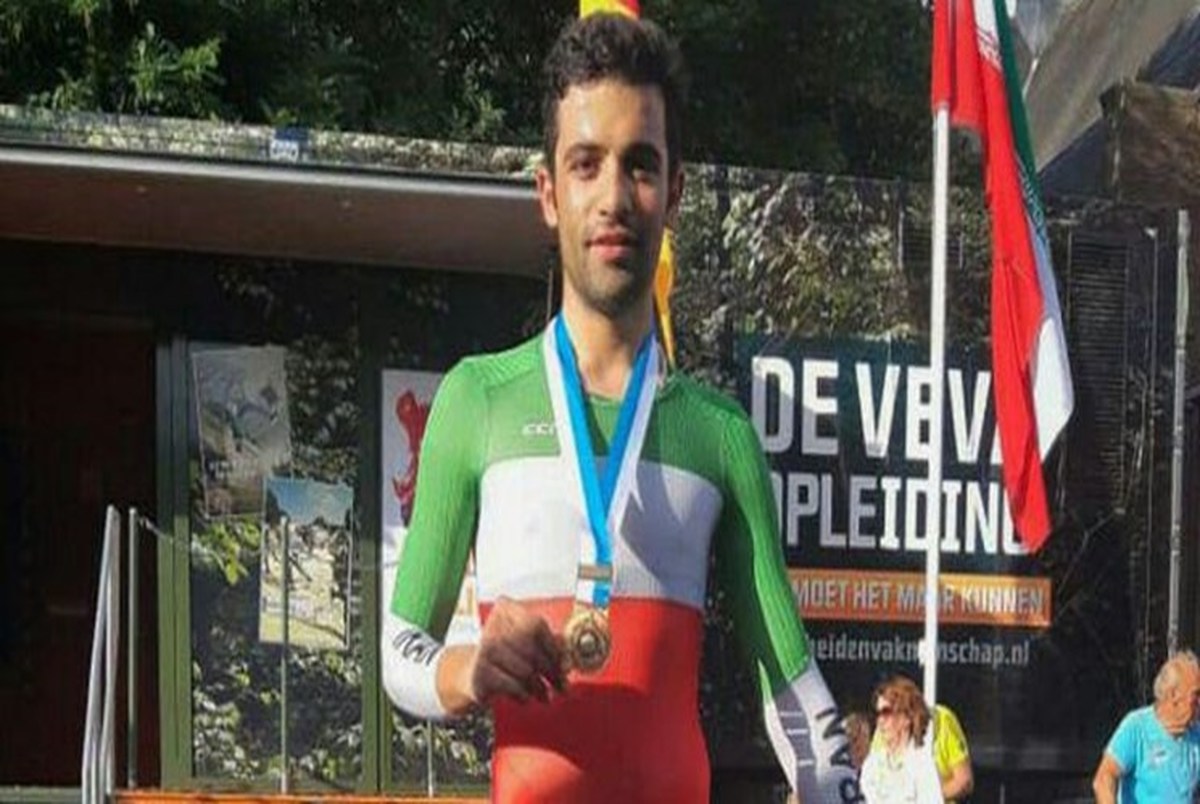طلای قهرمانی امیدهای آسیا بر گردن بهترین دوچرخه سوار ایرانی