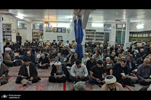 احیای شب بیست و یکم ماه مبارک رمضان در بیت آیت الله العظمی صانعی (ره)