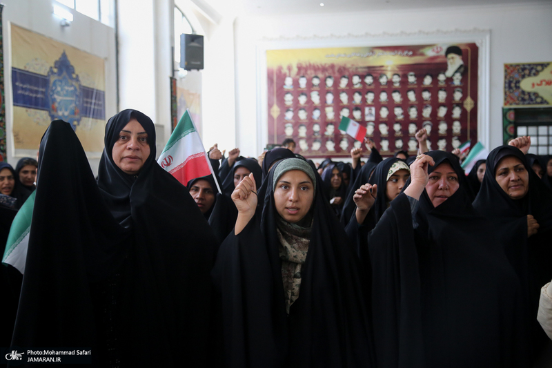 مراسم هفتمین روز شهادت سرلشگر پاسدار شهید مجید خادمی در روستای امیر حاجیلو - فسا