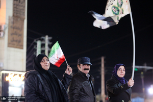 تجمع و راهپیمایی خودرویی در پرند
