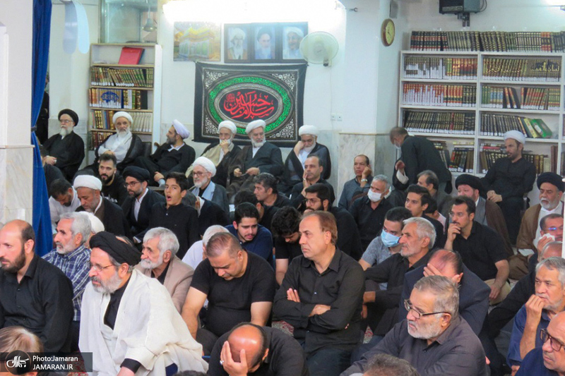 مراسم عزاداری اربعین حسینی در بیت مرحوم آیت الله العظمی صانعی (ره)