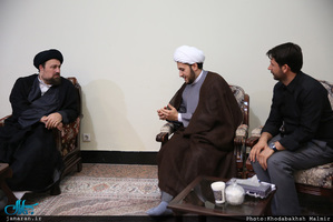 دیدار جمعی از جوانان ترکیه ای اتحادیه جهانی تقریب نهاد جوانان با سید حسن خمینی 