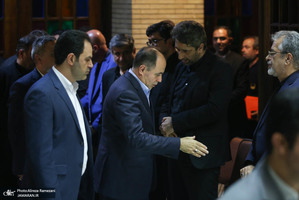 مراسم ختم مادر مهدی طباطبایی