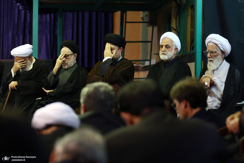 مراسم تشییع آیت الله حسن صانعی (ره) از حسینیه جماران - 3