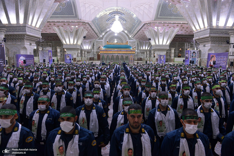 تجدید میثاق دانشجویان و فرماندهان دانشگاه افسری و تربیت پلیس امام حسن مجتبی‎‎ (ع) با آرمان حضرت امام خمینی (س)