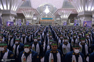 تجدید میثاق دانشجویان و فرماندهان دانشگاه افسری و تربیت پلیس امام حسن مجتبی‎‎ (ع) با آرمان حضرت امام خمینی (س)