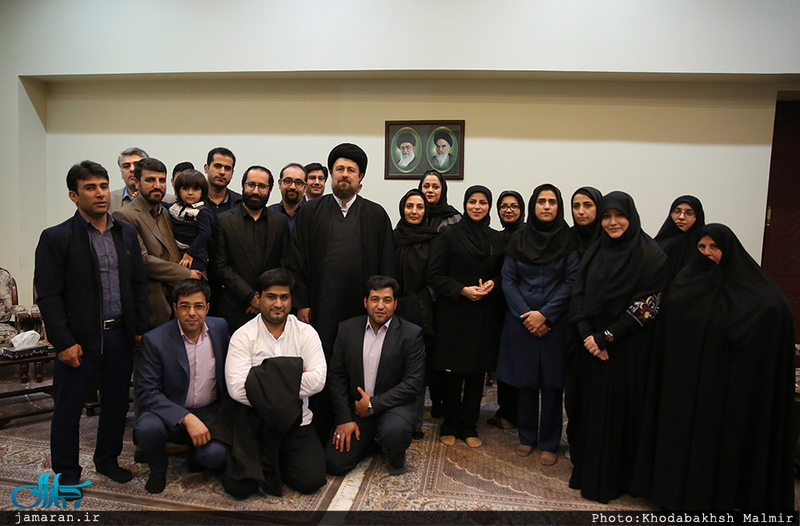 دیدار جمعی از خانواده های شهدا با سید حسن خمینی 