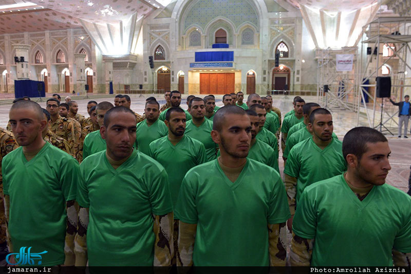 تجدید میثاق ورزشکاران ارتش با آرمان های حضرت امام خمینی(س)