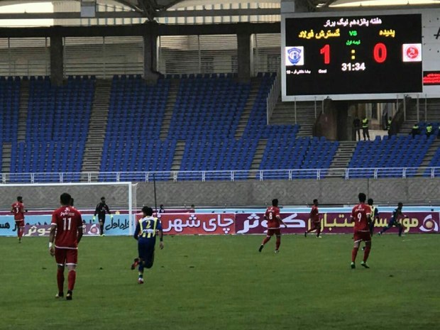 شکست تیم فوتبال پدیده از گسترش فولاد تبریز