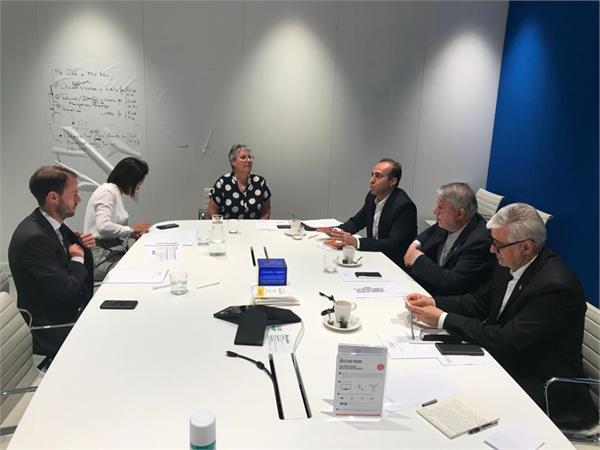 ​دیدار وزیر ورزش و رییس کمیته ملی المپیک با مدیرکل فدراسیون جهانی دوچرخه سواری
