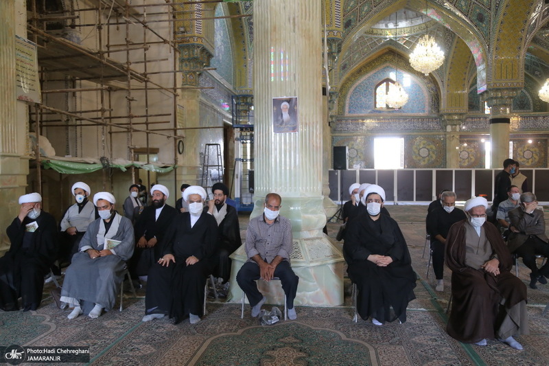 مراسم تشییع پیکر آیت الله حسن ممدوحی(ره)