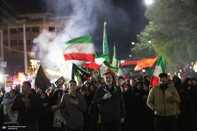 سی و نهمین شب اجتماع پرشور مردم در رباط کریم
