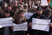 اعتراض‌ هواداران عبدالله عبدالله در شمال افغانستان