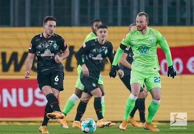 جشنواره گل ولفسبورگ مقابل وردربرمن 
