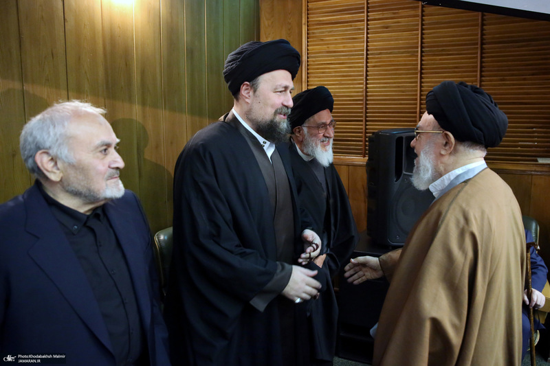 مراسم چهلمین روز درگذشت آیت الله بجنوردی در دائره المعارف بزرگ اسلامی - 2