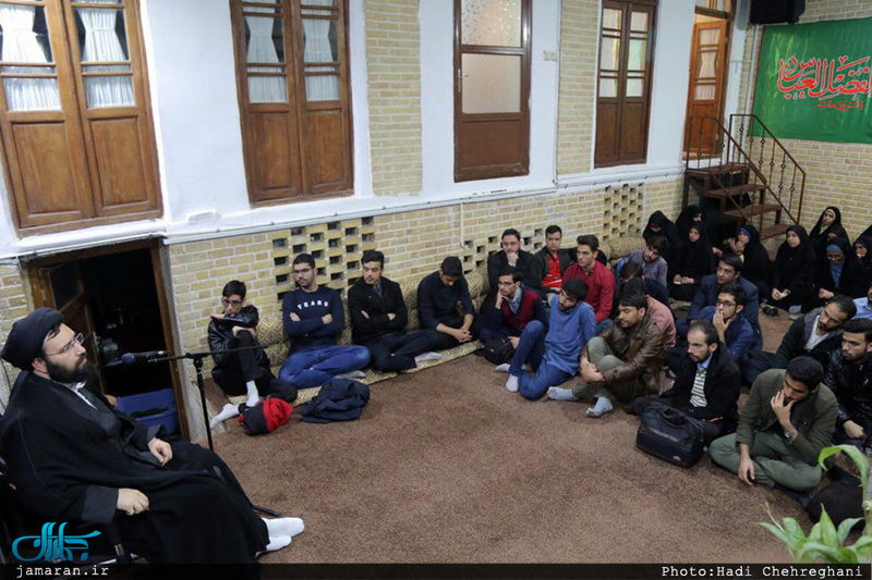 دیدار اعضای انجمن اسلامی دانشجویان دانشگاه فردوسی مشهد با سید علی خمینی