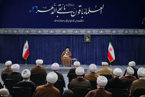دیدار اعضای ستاد برگزاری کنگره بین‌المللی بزرگداشت علامه طباطبائی با رهبر معظم انقلاب