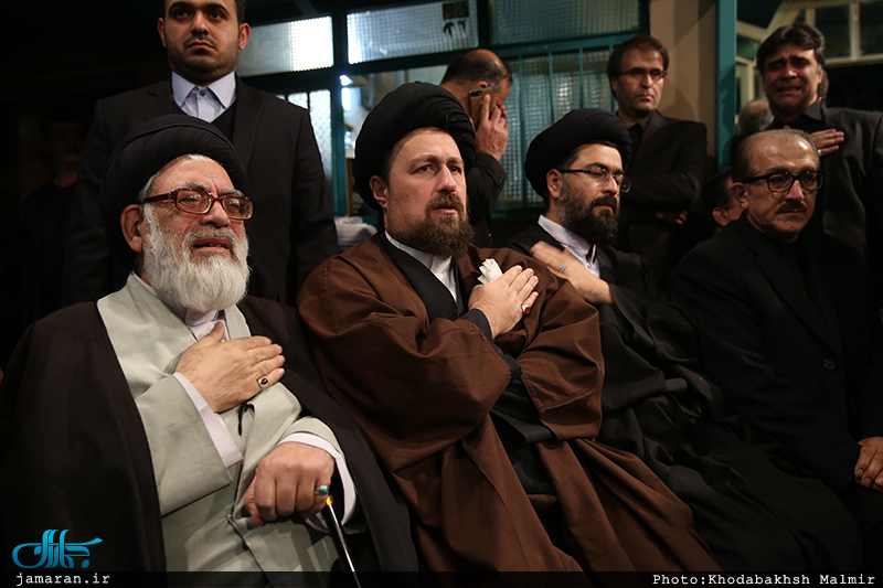 مراسم وداع با پیکر آیت الله هاشمی رفسنجانی(ره) در حسینیه جماران-16