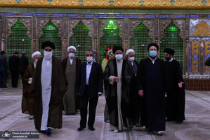 تجدیدمیثاق رئیس قوه قضائیه و مسئولان عالی قضایی با آرمان‌های حضرت امام خمینی(س)