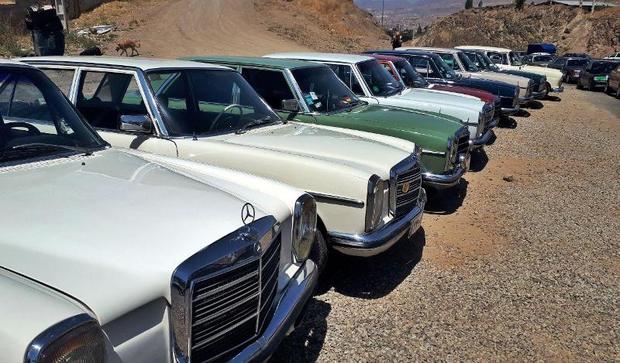 گردهمایی خودروهای کلاسیک در تهران برگزار شد