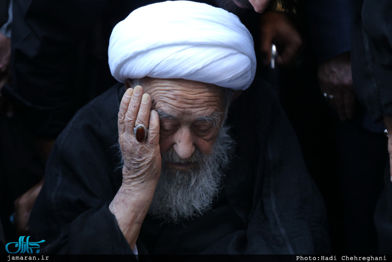 تشییع و خاکسپاری آیت الله روح الله شاه آبادی(ره)