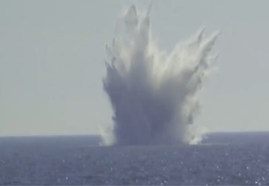 انفجار بزرگ‌ترین بمب بازمانده از جنگ جهانی دوم در لهستان + فیلم