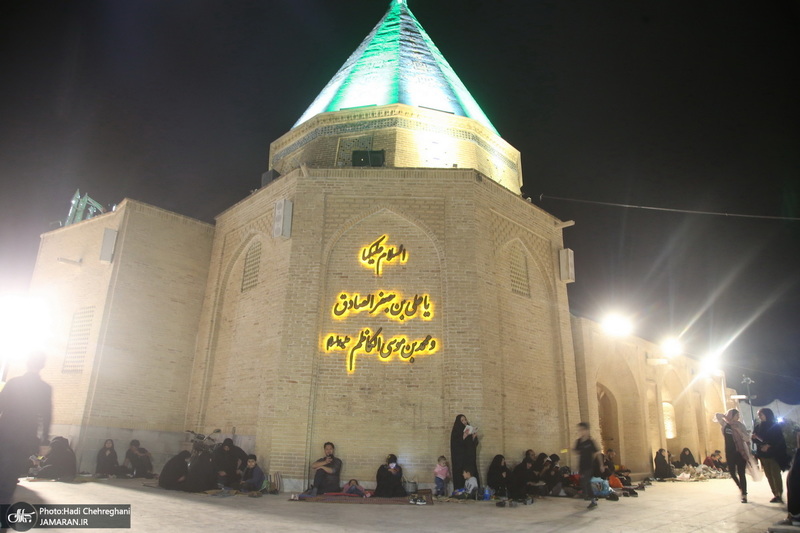 مراسم احیای شب بیست و سوم ماه رمضان در گلزار شهدای قم