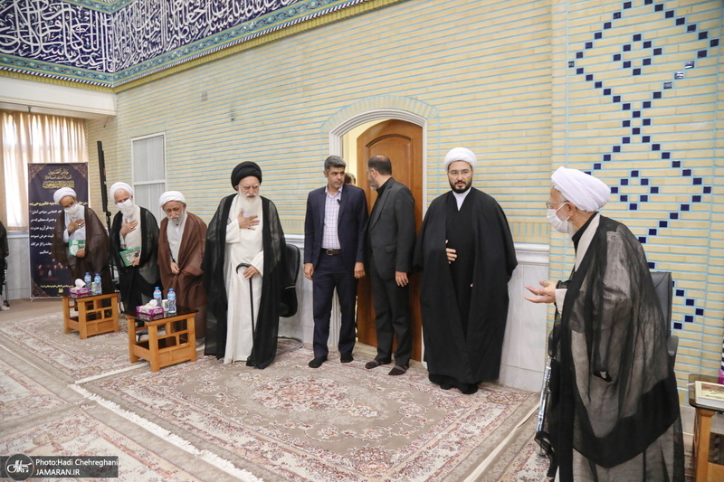مراسم چهلمین روز درگذشت همسر آیت الله العظمی جوادی آملی‎‎