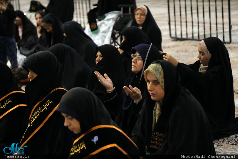 آیین افتتاح رادیو محرم با حضور آیت الله العظمی مکارم شیرازی
