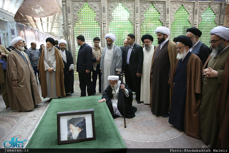 تجدید میثاق هیأت رئیسه و اعضای مجلس خبرگان رهبری با آرمان های امام خمینی(س)