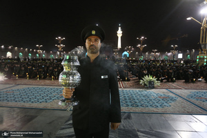 آئین خطبه خوانی شب شهادت امام رضا (ع) در حرم مطهر رضوی