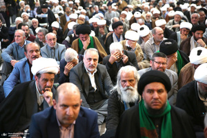مراسم بیست‌و‌نهمین سالگرد ارتحال حاج سید احمد خمینی و بزرگداشت آیت‌الله بجنوردی در حرم امام