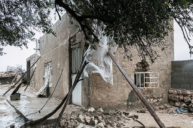خسارت و ویرانی های ناشی از سیل در قزوین