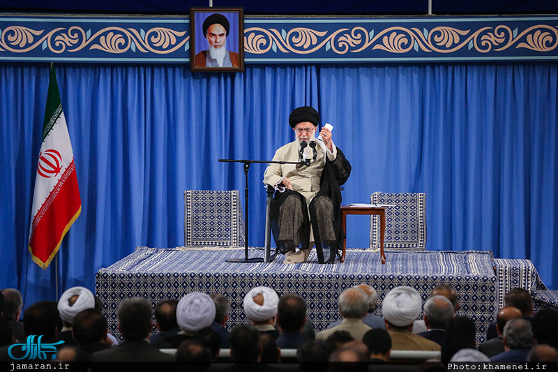 دیدار جمعی از استادان، نخبگان و پژوهشگران دانشگاه‌ها با رهبر معظم انقلاب