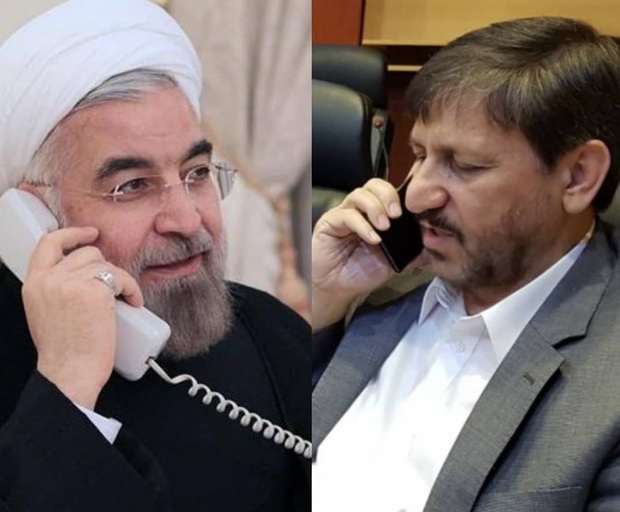 روحانی در تماس با استاندار سمنان وضعیت این استان را پیگیر شد