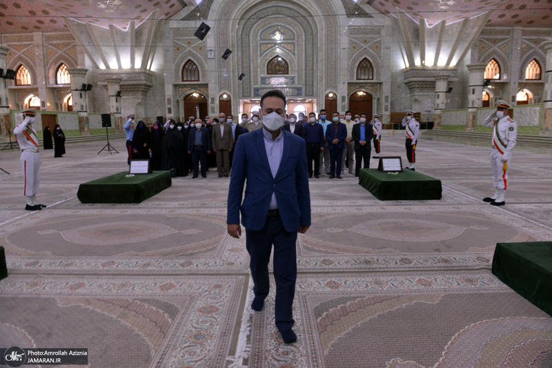تجدید میثاق دانشجویان و برخی از اعضای جهاد دانشگاهی با آرمان های حضرت امام(س)