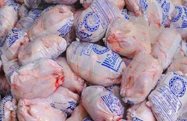 سه تن مرغ منجمد در سروآباد توزیع شد