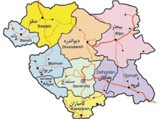دولت با تغییرات تقسیمات کشوری در استان کردستان موافقت کرد