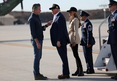 درگیری فرماندار کالیفرنیا و ترامپ به دلیل حوادث لس آنجلس تشدید شد