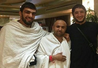 ستاره‌های کشتی روسیه در مکه مکرمه + عکس
