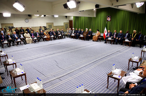  دیدار شرکت‌کنندگان در سیزدهمین کنفرانس اتحادیه بین‌المجالس سازمان همکاری اسلامی با رهبر معظم انقلاب