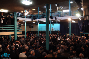 مراسم وداع با پیکر آیت الله هاشمی رفسنجانی(ره) در حسینیه جماران-17