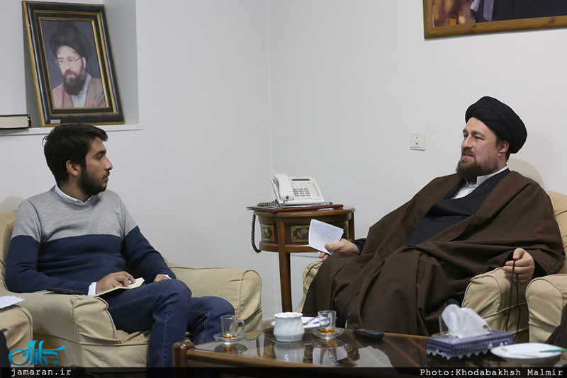 دیدار اعضای شورای مرکزی انجمن اسلامی دانشجویان دانشگاه تهران و علوم پزشکی تهران با سید حسن خمینی
