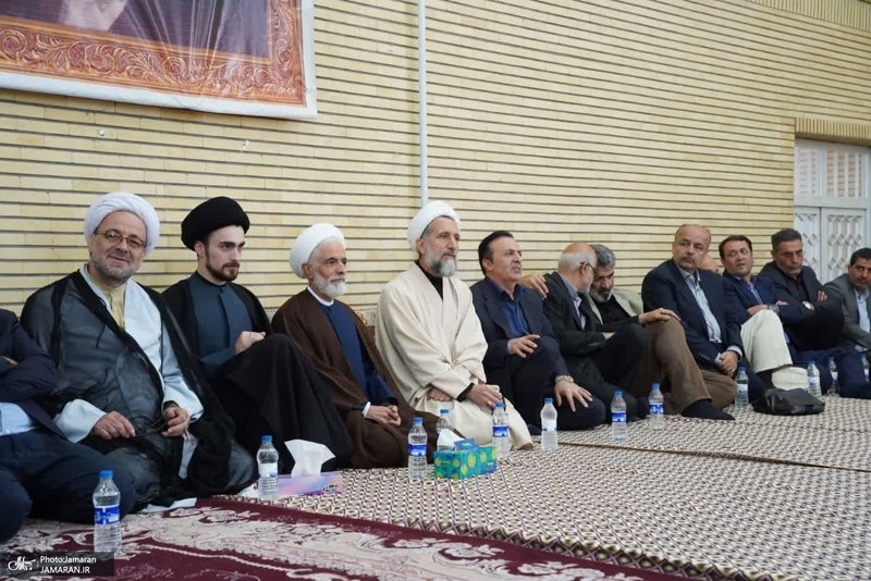 مراسم سی و هفتمین سالگرد بزرگداشت امام خمینی (س) در روستای خیارج استان قزوين