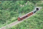 شلیک دو موشک به سمت دریا از روی یک قطار در کره شمالی