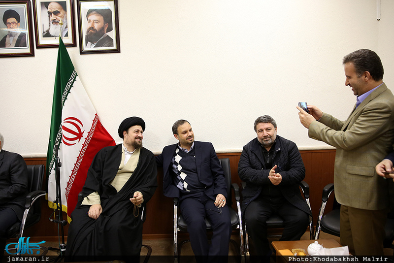 دیدار رئیس و اعضای فراکسیون امید با سید حسن خمینی