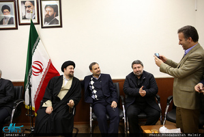 دیدار رئیس و اعضای فراکسیون امید با سید حسن خمینی
