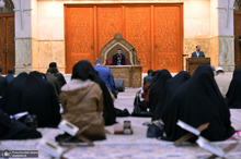 محفل انس با قرآن شرکت کنندگان در چهلمین دوره مسابقات بین‌المللی قرآن در حرم امام خمینی (س) 