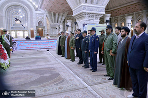 تجدید میثاق مدیران ارشد سازمان حفظ آثار و نشر ارزش‌های دفاع مقدس آجا با آرمان های حضرت امام(س)