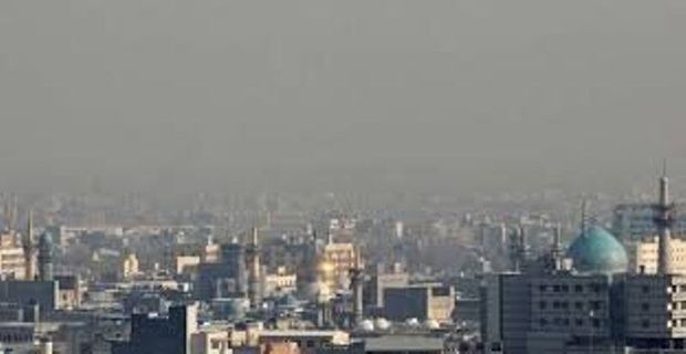 کیفیت هوای مشهد در آستانه آلودگی است